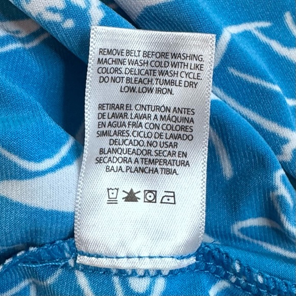 George Blue Floral Sleeveless Shift Dress XL (16–18) - Picture 12 of 13